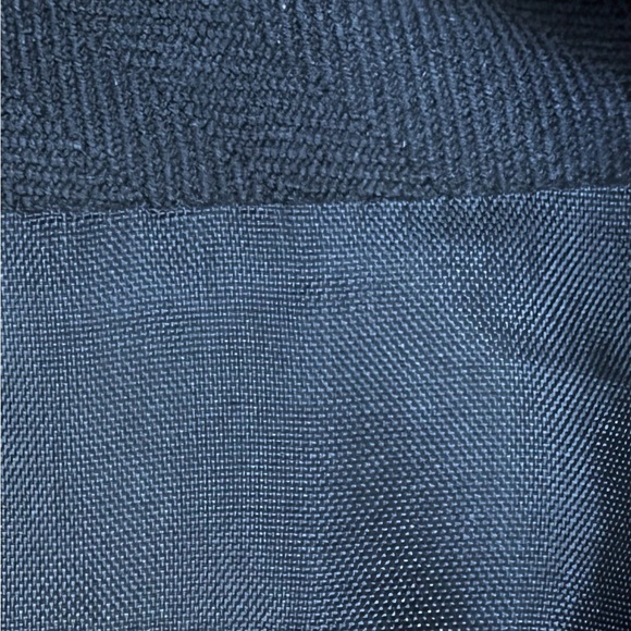 INC • Black 100% Silk Cropped Moto Jacket • Small - Picture 4 of 4